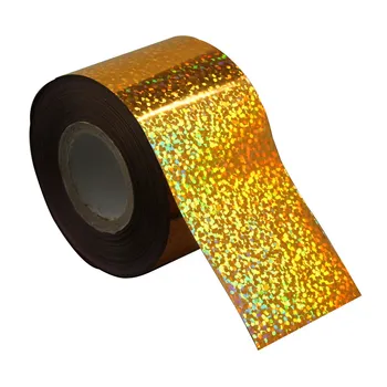 

120m*4cm Laser Colorful Nail Transfer Foil Harajuku Design Fashion Nail Gel DIY Material Tools Manicure Nails DIY WY274