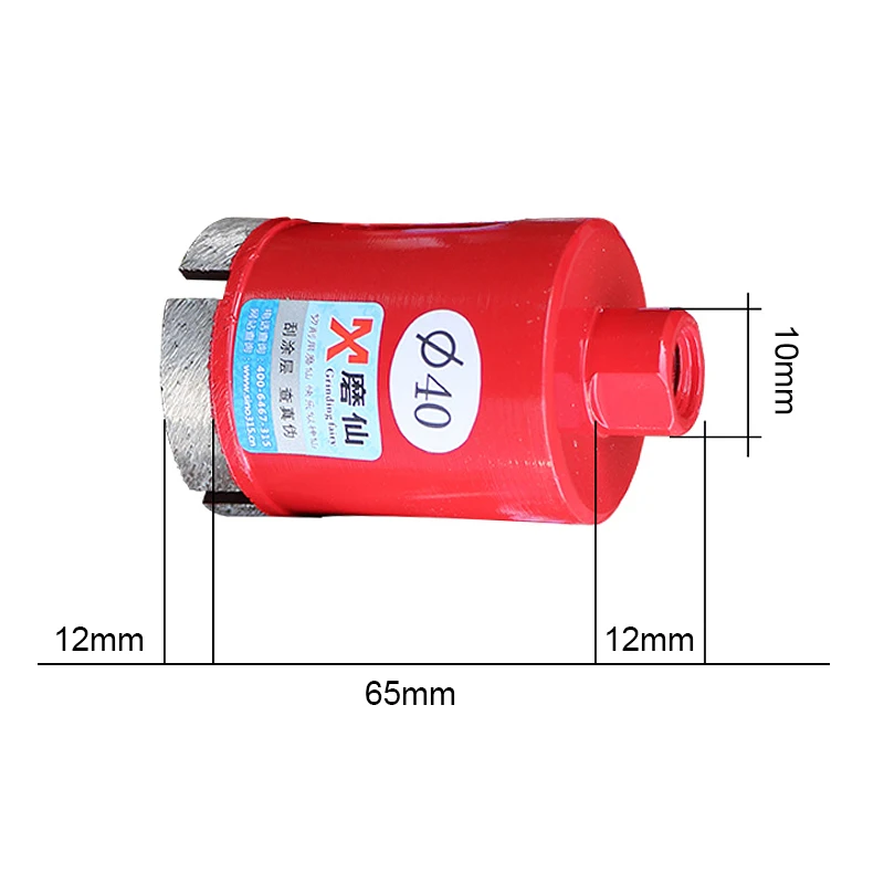 MX Diamond Drill Cutter Saw Core Drill Bit M10 Angle Grinder Hole Opener For Marble Granite Brick Tile Ceramic Concrete Drilling