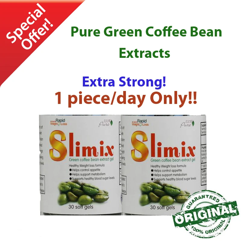 2 bottles  Green coffee bean extract diet weight loss product women slimming Coffee bean extracts burn fat