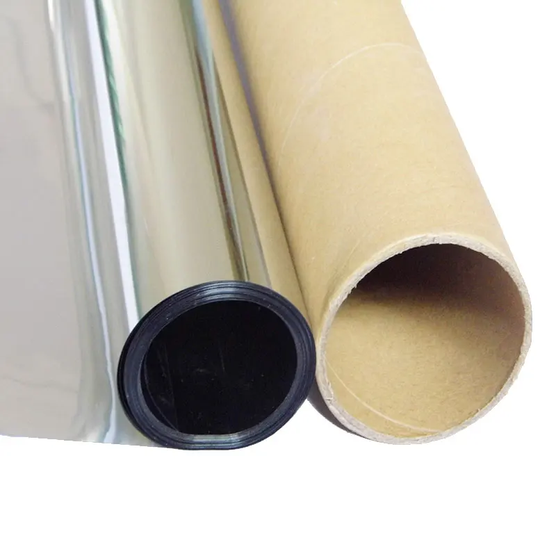 

HOHOFILM 0.76x30m Silver Solar tint Window Film Mirrored Window Tint Glass Foil House Biulding Sticker Privacy Roll 29.9''x100ft