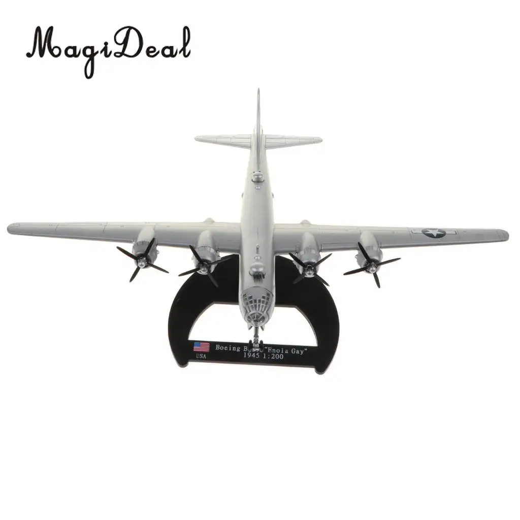 1/200 Diecast WWII US Boe ing B-29 Enola Gay Aircraft - Superfortress Bomber Warplane Model Airplane Toy Collectibles Home Decor