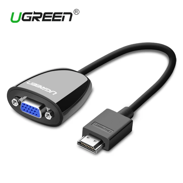 Special Price Ugreen HDMI to VGA Connector HDMI VGA Audio Adapter Male to Female HDMI-VGA Converter Cable 1080P for XBOX one PS3 PS4 HDTV PC L Special Price Ugreen HDMI to VGA Connector HDMI VGA Audio Adapter Male to Female HDMI-VGA Converter Cable 1080P for XBOX one PS3 PS4 HDTV PC L