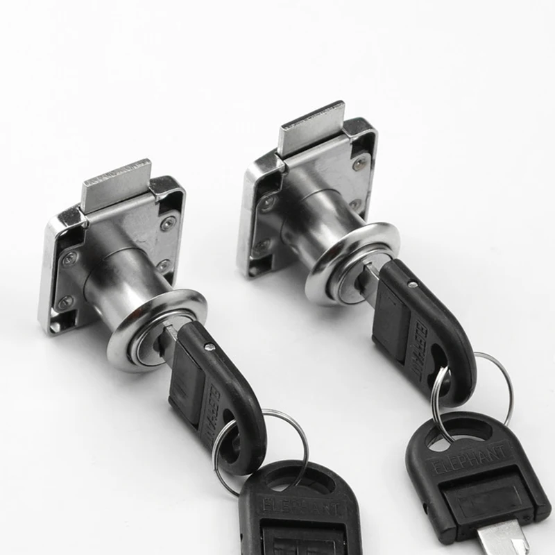 Drawer Lock With 2 Keys Zinc Alloy Furniture Door Locks for