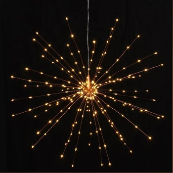 

DIY 200LEDs Fairy String Light Battery Operated Starburst Holiday Light with Remote Control Decoration for Garden Room Party