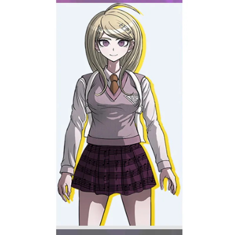 Новая игра Akamatsu kaede Of Danganronpa V3 Униформа юбки косплей костюм жилет+ юбка+ рубашка+ носок японский аниме подарки