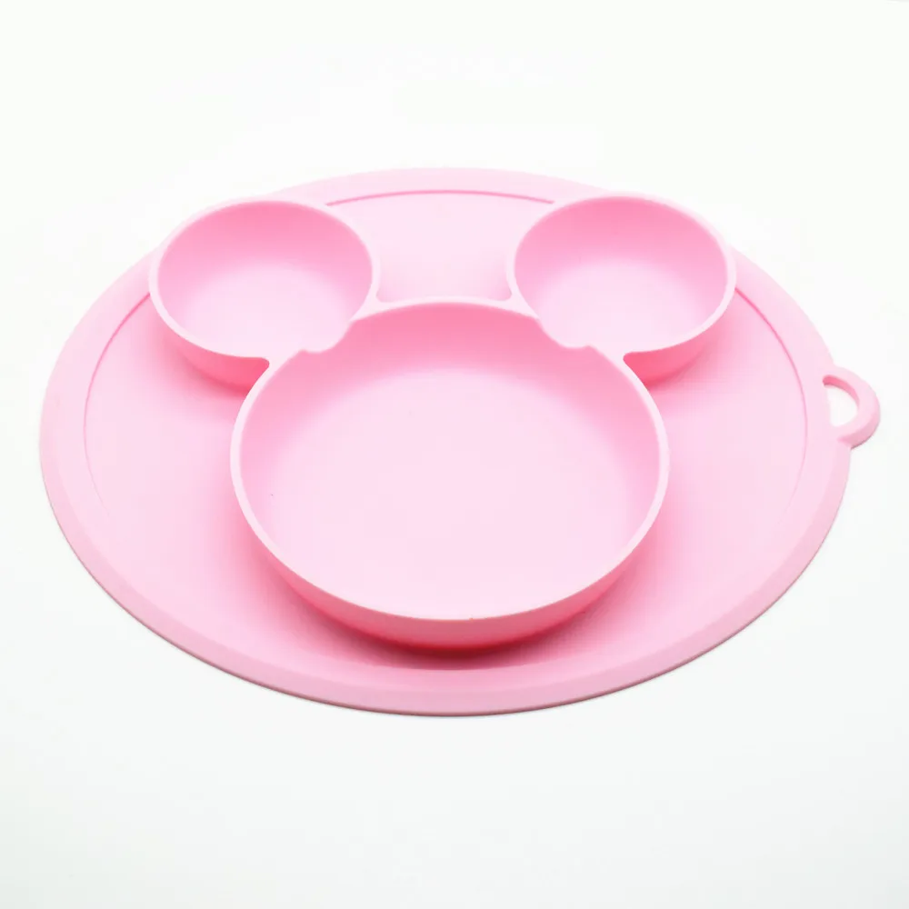 Baby silicone plate Kids Bowl Plates baby feeding silicone bowl baby silica gel dishes kids tableware