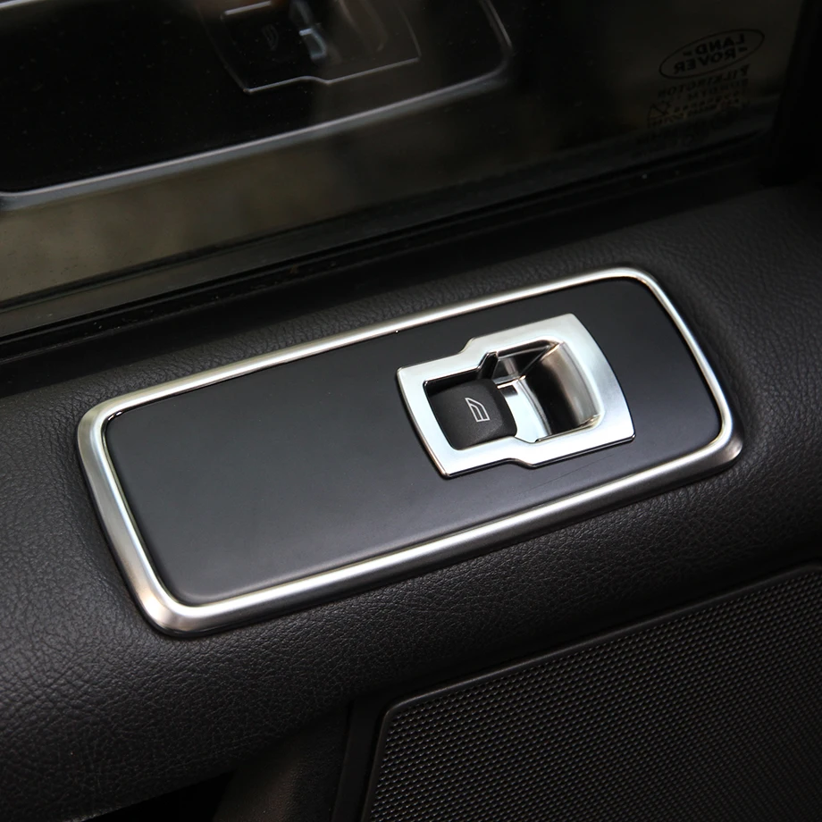 

Chrome Door Window Button Cover Trim For Land Rover Discovery 4 2009-2016 For Range Rover Sport 2010-2013 Accessory