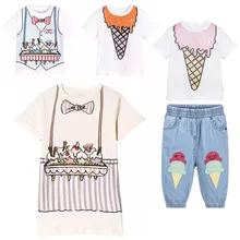 2018 SPRING KIDS BOBO CHOSES FRUITS CARTOON GIRLS CLOTHING SETS BOYS CLOTHING SETS BABY GIRL CLOTHES FOR GIRLS VESTIDOS