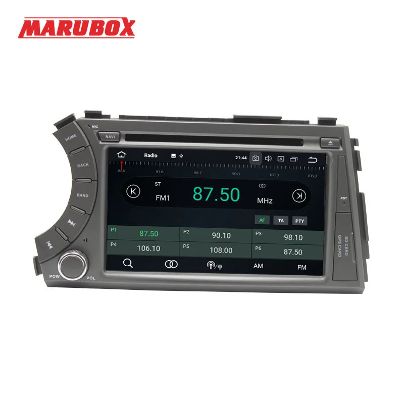 Perfect MARUBOX Double Din 4G RAM Android 9.0 Car Multimedia Player For SSANGYONG Kyron 2005-2015 7" Stereo Radio GPS Navi DVD 7A606PX5 1