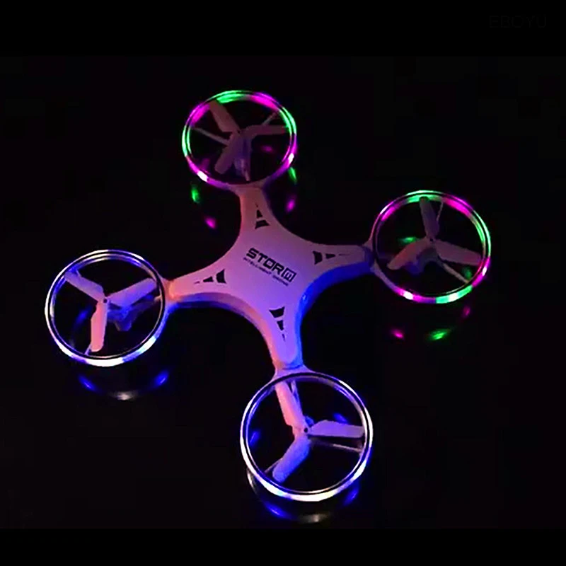 Eboyu Drone Ghz Indução Auto-evitar Obstáculos Quadcopter Novidade Mão Controlada Voando Bola Led Luz Rtf 023 rc 2.4 12 Brinquedos e hobbies