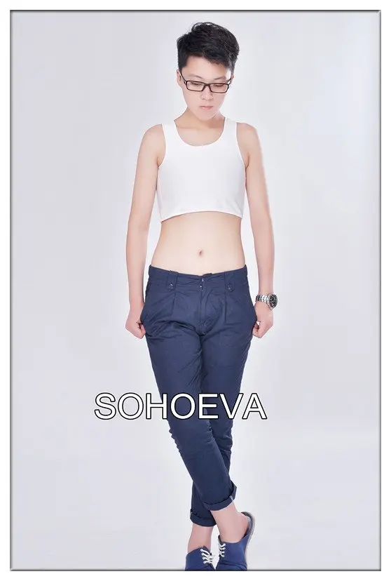 Купить sohoeva 2 цвет груди / груди биндер очень плоским верхом эффект ...