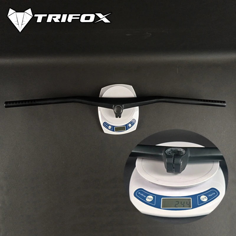 Карбоновый руль TRIFOX для велосипеда углеродный горного 2 градусов одноформный
