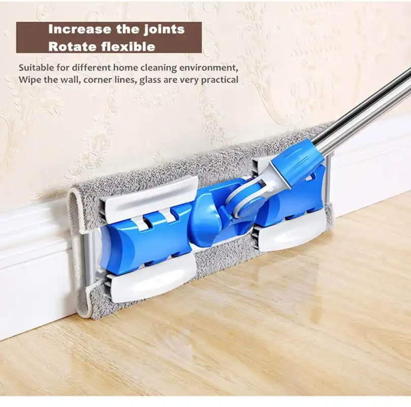 Spinning Flat Mop Scraper Floor Garbage Cleaning Easy Mops Bucket Dust Cleaner Magic Microfiber Broom Rotating Vassoura Swabs