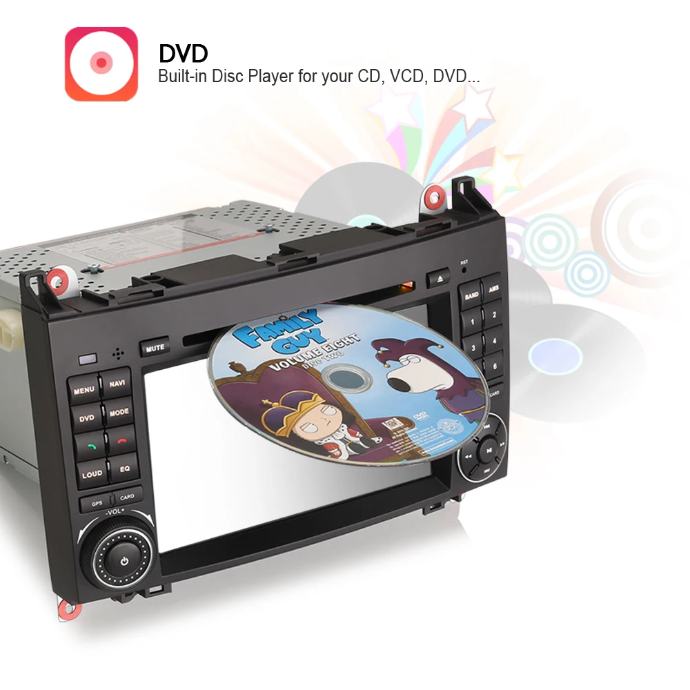 Android 7 1 DAB + авторадио для Mercedes B Class W245 200 Sprinter Viano Vito радио GPS навигация CD DVD mp3 плеер 3G