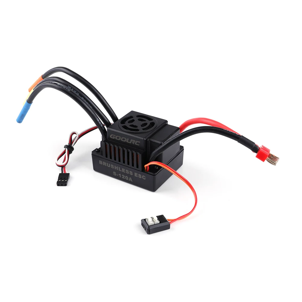 GoolRC S 120A бесщеточный ESC электрический регулятор скорости с 6 1 V/3A SBEC для 1/8 RC Car