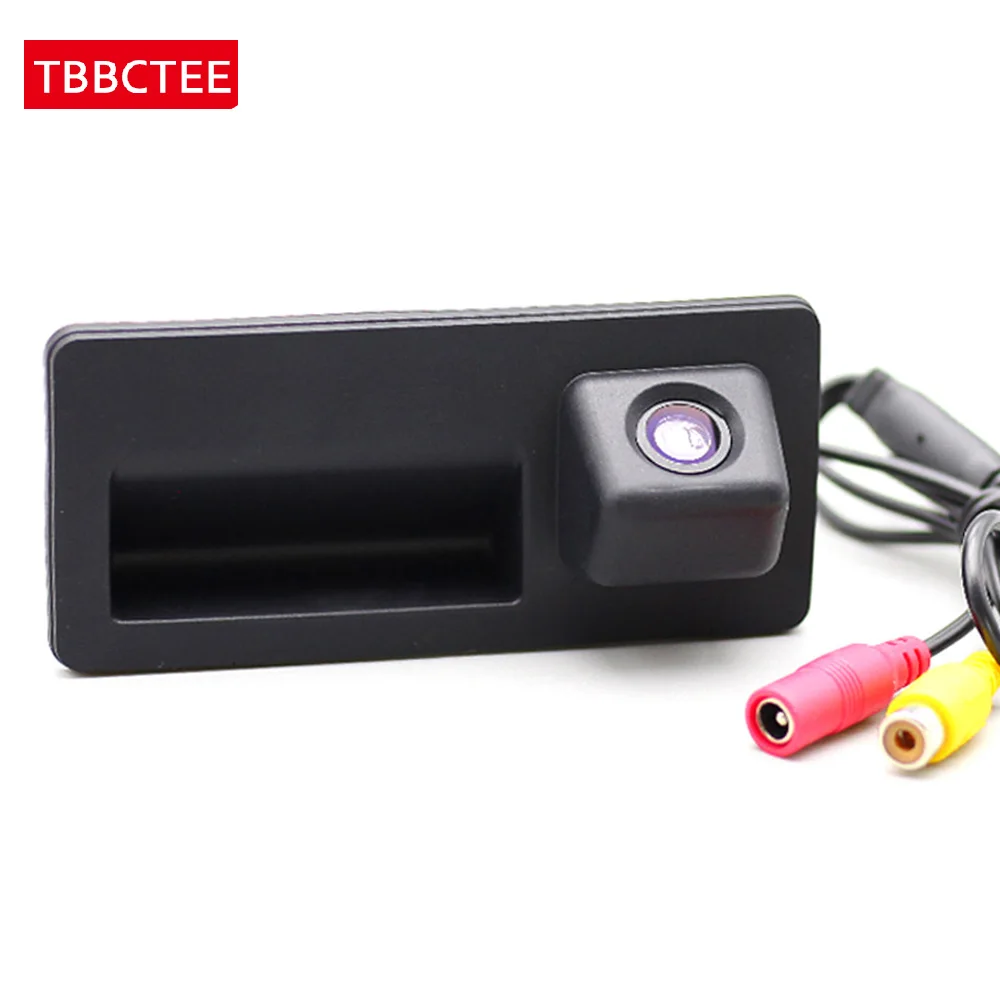 Car Reverse Reversing Camera For Audi A3- Trunk Handle Rear View Backup Parking Camera HD CCD Night Vision