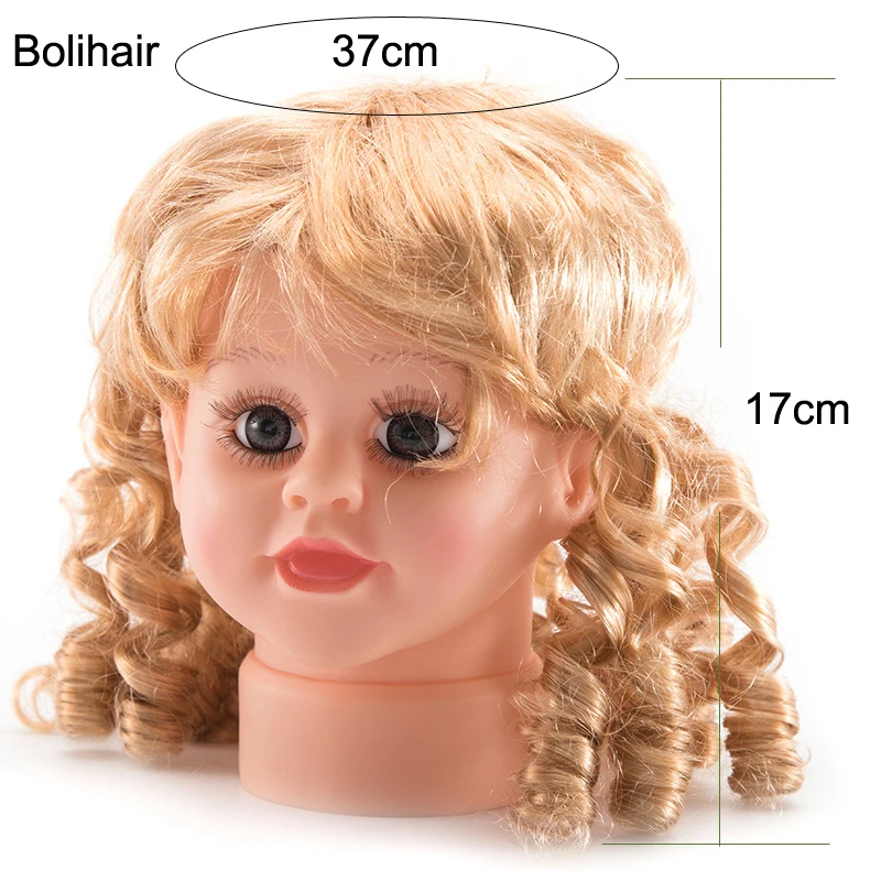 Free Shipping!!! New Style Fashion Baby Girls Mannequin Head Plastic Head Display Wig Hat Display Manikin  (1)