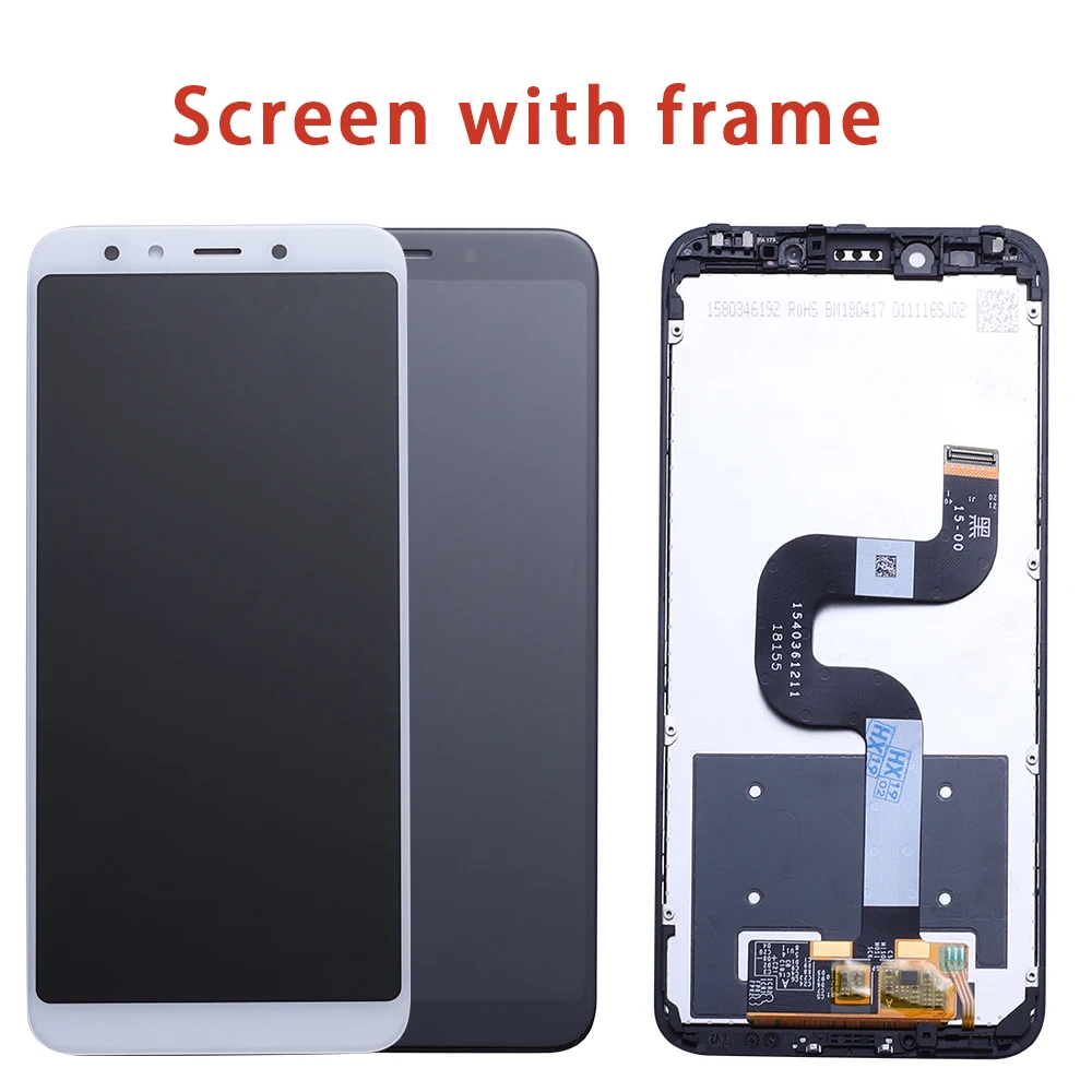 Для Xiaomi mi A2 mi A2 ЖК-дисплей дигитайзер сенсорный экран в сборе для Xiaomi mi 6X mi 6X запасные части белый 5,99 дюйма