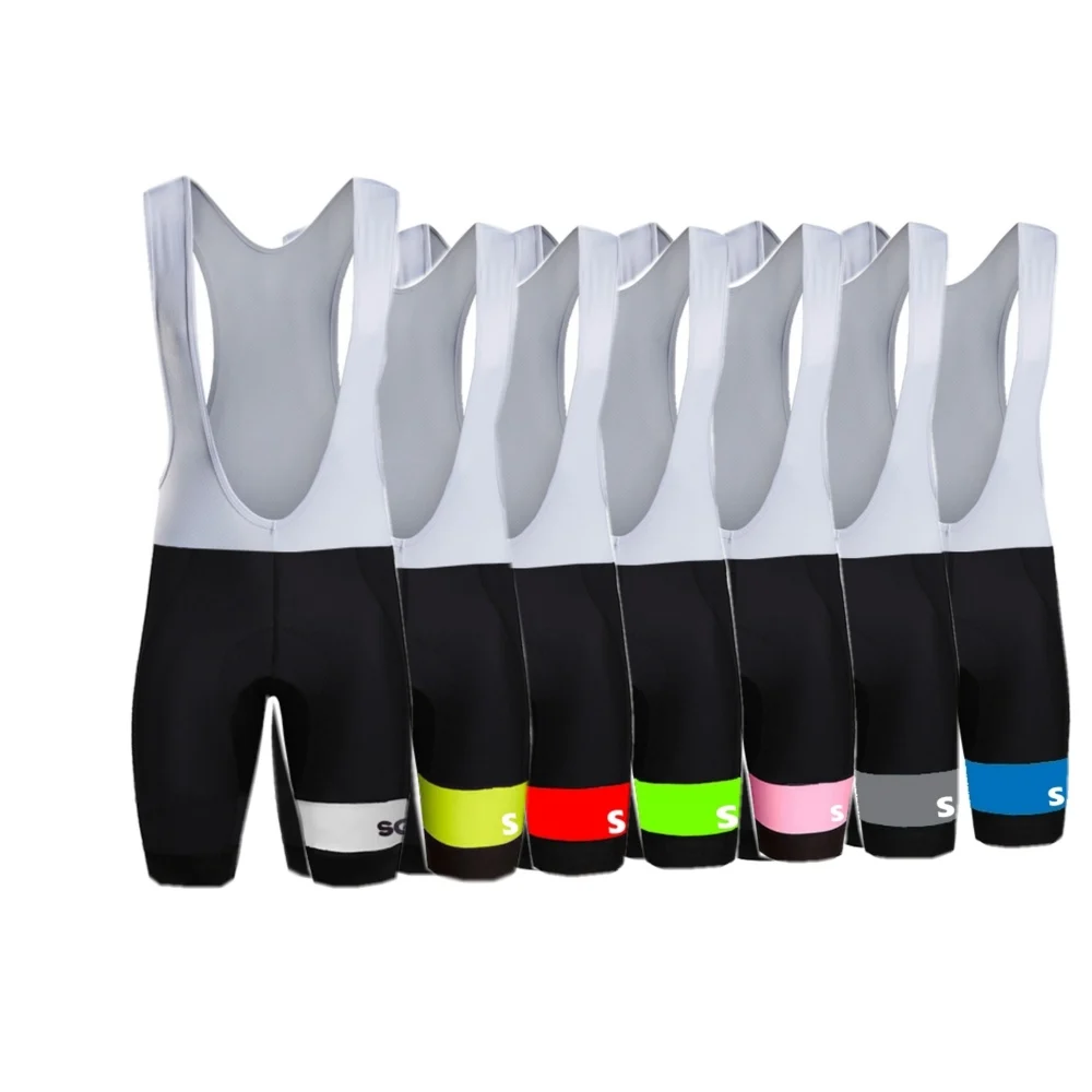 

Italy elastic band cycling bib shorts MITI power band cycling tights pants classic black color MTB bicycle cloth Ropa Ciclismo