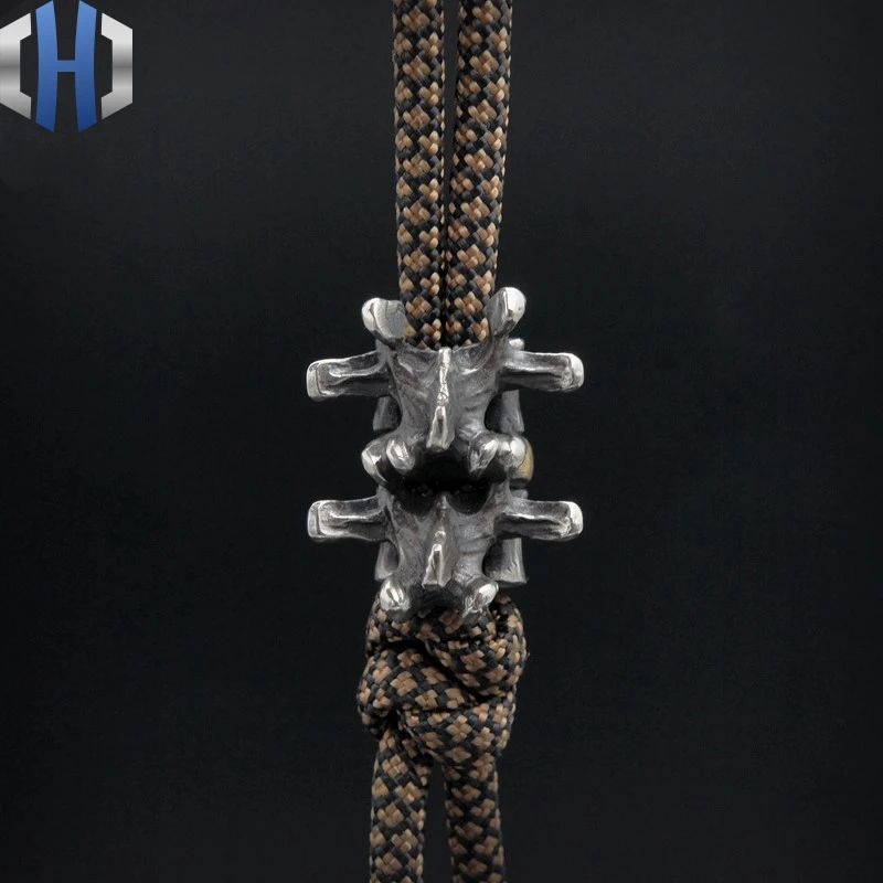 Original Waist Disc Spine Personality EDC Umbrella Rope Knife Pendant Handmade Outdoor With DIY Hanging Knife Beads