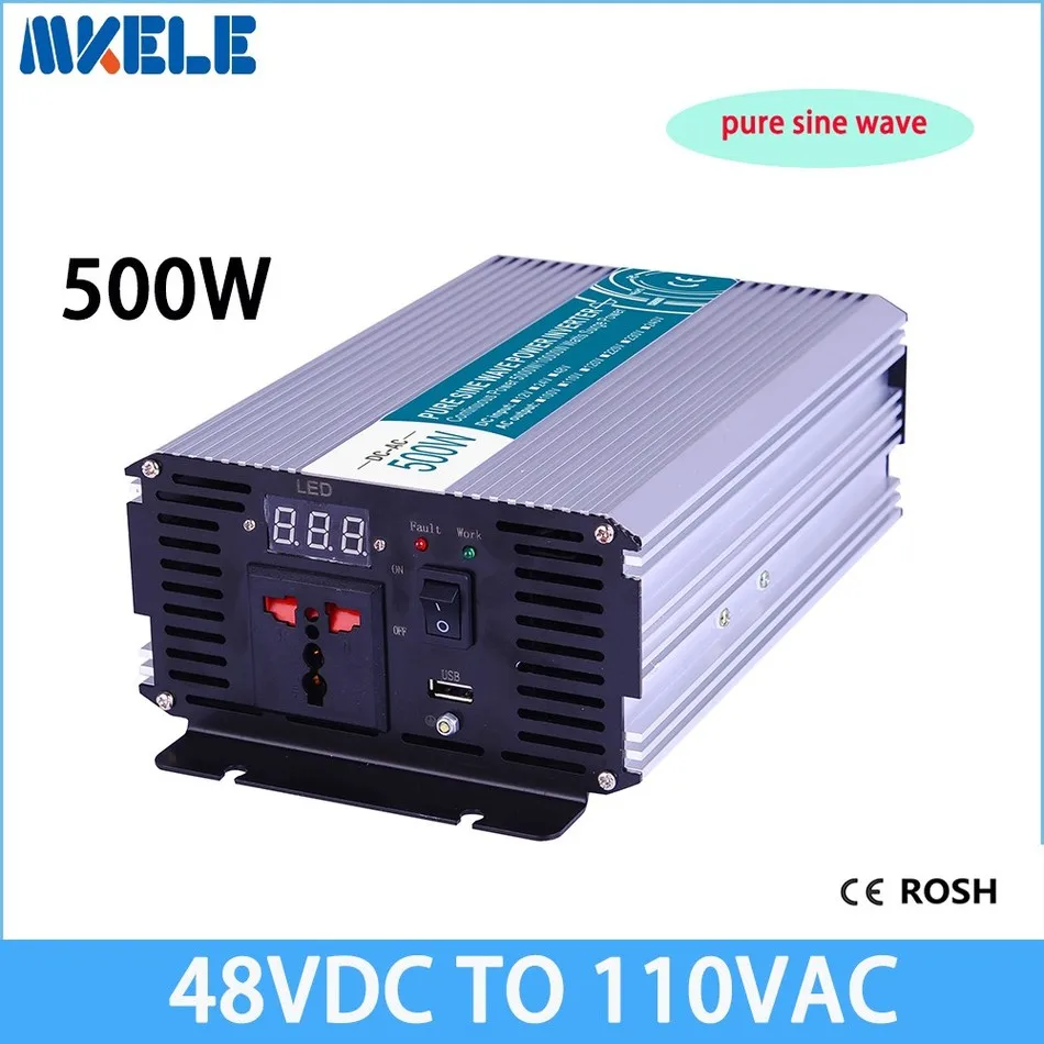 

MKP500-481 off grid 500w inverter power 48v dc to 110v ac power inverter pure sine wave,voltage converter,solar inverter