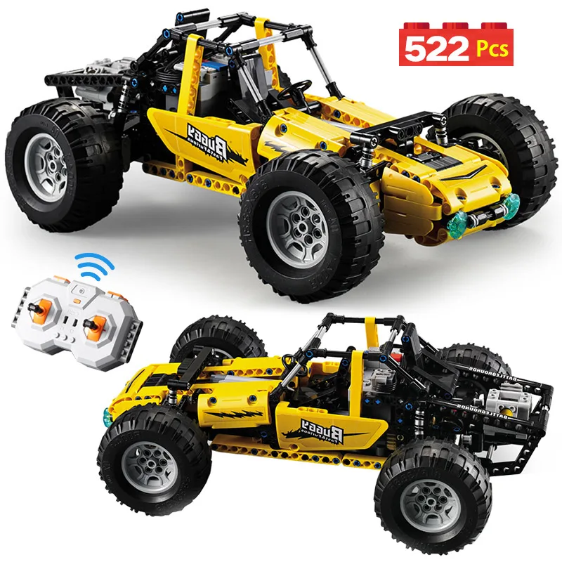 

522pcs Remote Control All Terrain Off-Road Climbing Trucks Car Bricks Legoingly Technic City Off-Road Racing Building Blocks Toy