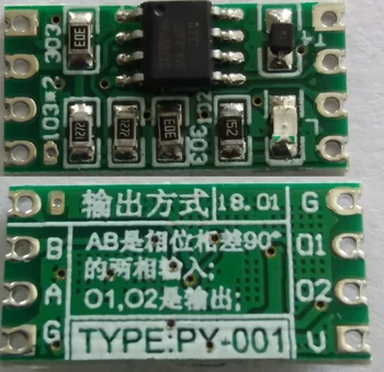 

Direction identification of 4 frequency multiplier for rotary encoder / photoelectric ruler / electronic hand-wheel pulse signal