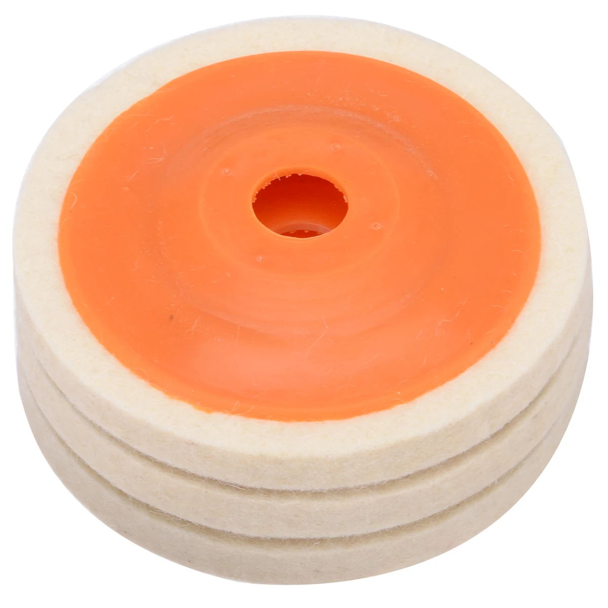 3Pcs 4'' Wool Buffing Pad Angle Wheel Grinder Felt Polishing Disc Pad Set for Abrasive Rotary Tool Accessories