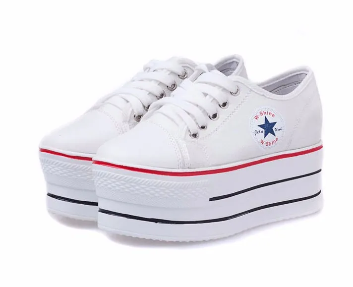 KUYUPP Flat Platform Canvas Shoes Women Creepers 2016 Fashion Sapatilha New Lace Up Casual Flats Ladies Shoes Espadrilles PX138 (16)
