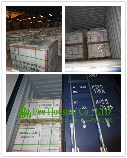 Double loading Polished Porcelain Floor Tiles For Residential, 60cm*60cm Floor Tiles