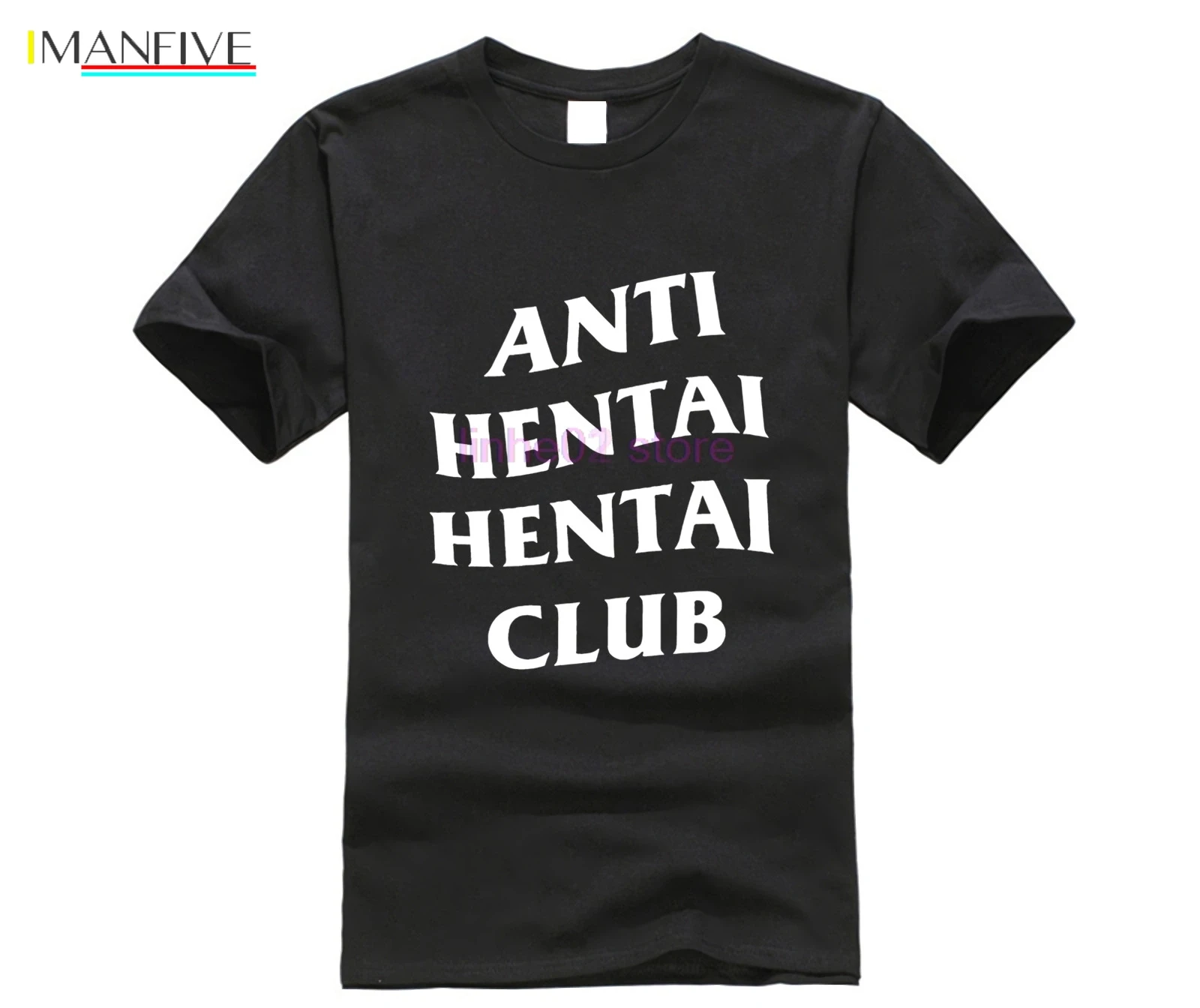 

2019 Creative Design Letters Anti Hentai Hentai Club Printed Ahegao T Shirt Men MEN Cotton Tops Summer Unisex Tees T390 t shirt