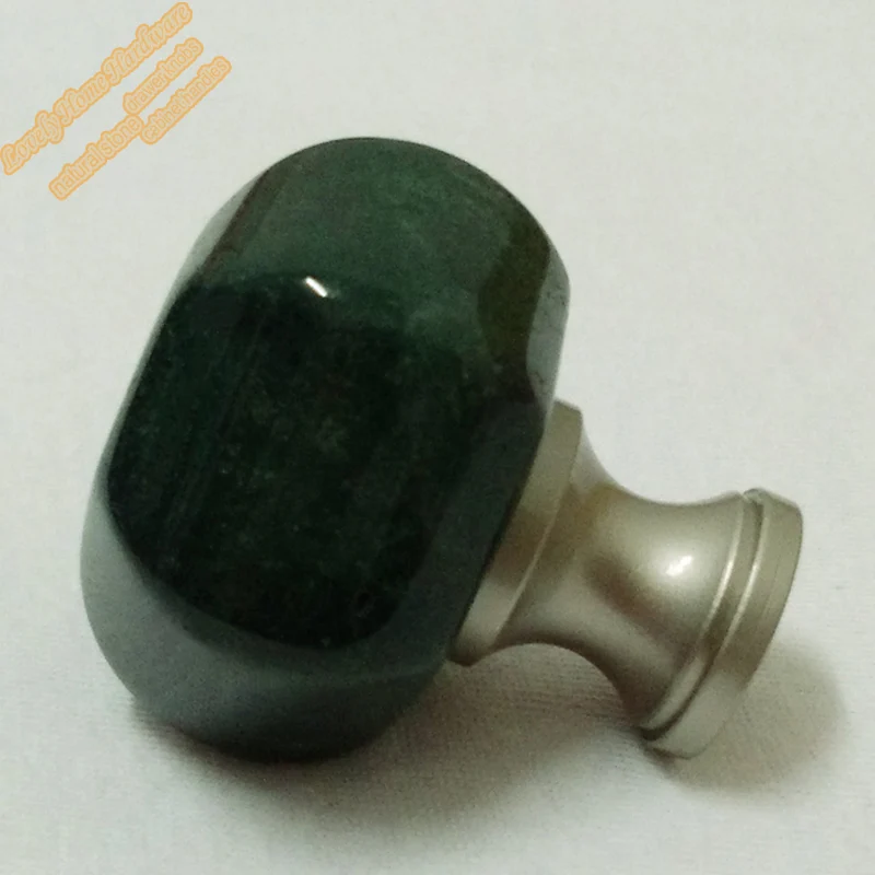 Luxury Precious Stone Home Furniture Hardware,Green Agate Knob for