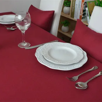 

Free Shipping Special Size Red tablecloths for weddings hotel kitchen table cover Home Decor Dustproof tablecloth