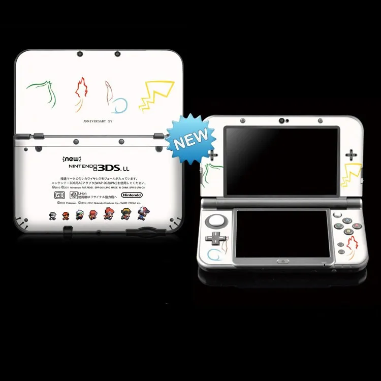 Карманный Монстры защитный винил кожи наклейка для нового 3DS LL/NEW 3DS XL цвет кожи наклейка s покрытие для консоли