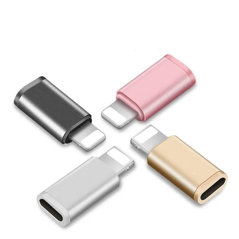 

Type C Adapter to Micro USB for Samsung Cable Converter Charging Data for iPhone X 8 7 6 xiaomi redmi 4x 5 plus