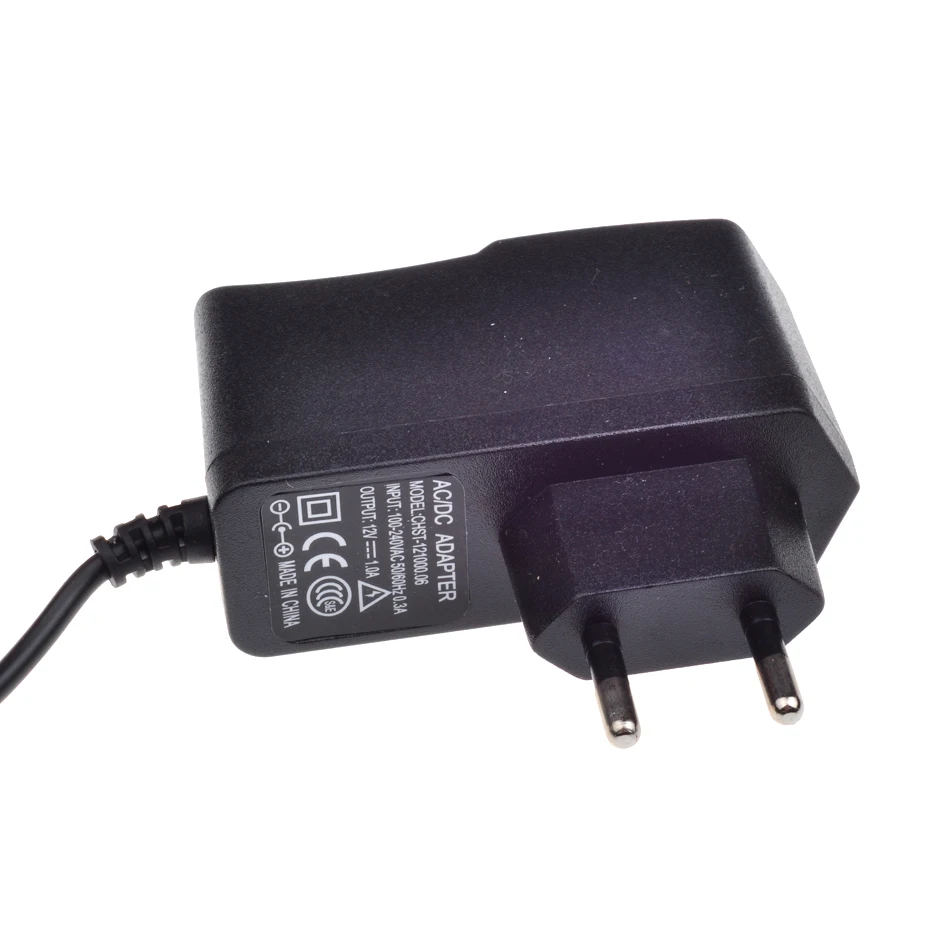  EU 12V 1A 5.5mm x 2.1mm Power Supply AC 100-240V To DC Adapter Plug For CCTV Camera / IP Camera - 32688005659