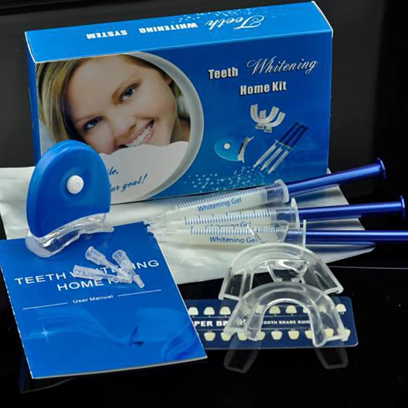 

Free Fast Shipping!! 2 boxes/lot Best Sales Teeth Tooth Whitening Whitener Home Gel Kit with 44%CP Gel White Teeth Kits