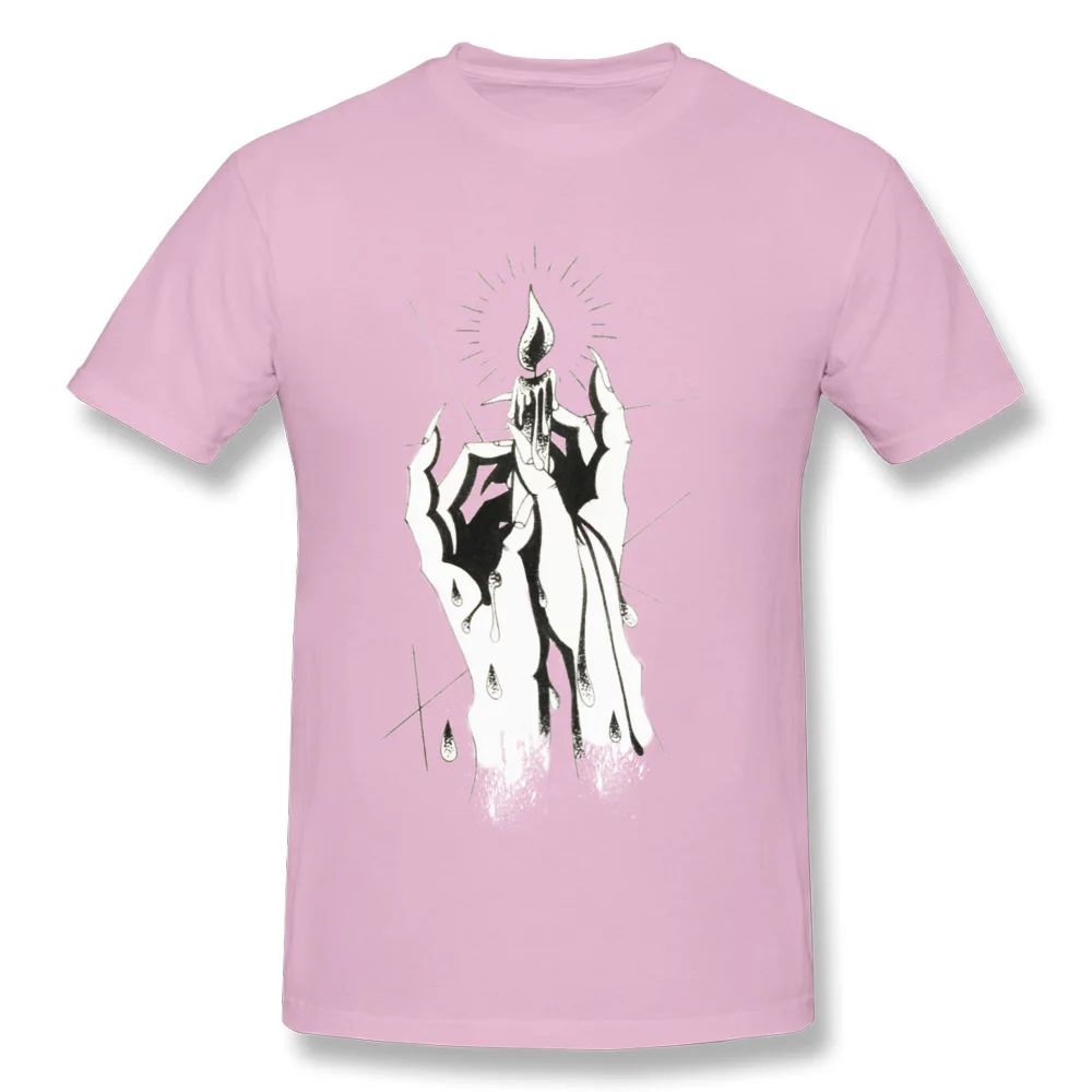 2018 Newest Men T-shirts Give Me Some Light Design Tees 100% Cotton Short Sleeve Casual Tops Shirt Round Collar Give Me Some Light pink