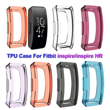 

New Coming Clear Soft Slim TPU Watch Case Cover Protective Shell For Fitbite inspire / inspire HR Soft Clear Slim Cover Durable