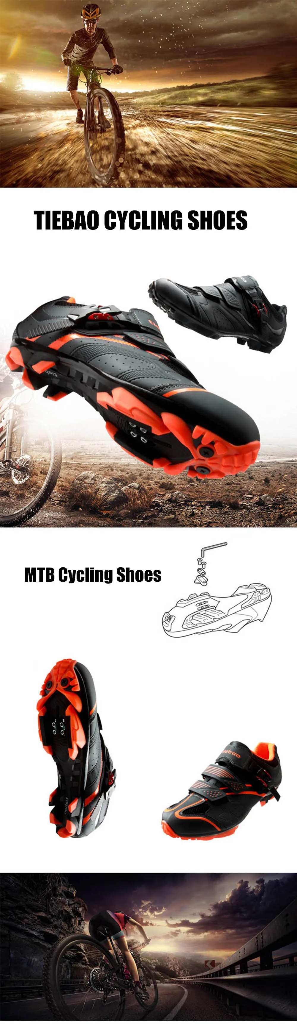 Tiebao MTB велосипедная обувь добавить педаль SPD набор мужские кроссовки горный велосипед самоблокирующаяся Спортивная обувь Zapatillas Ciclismo