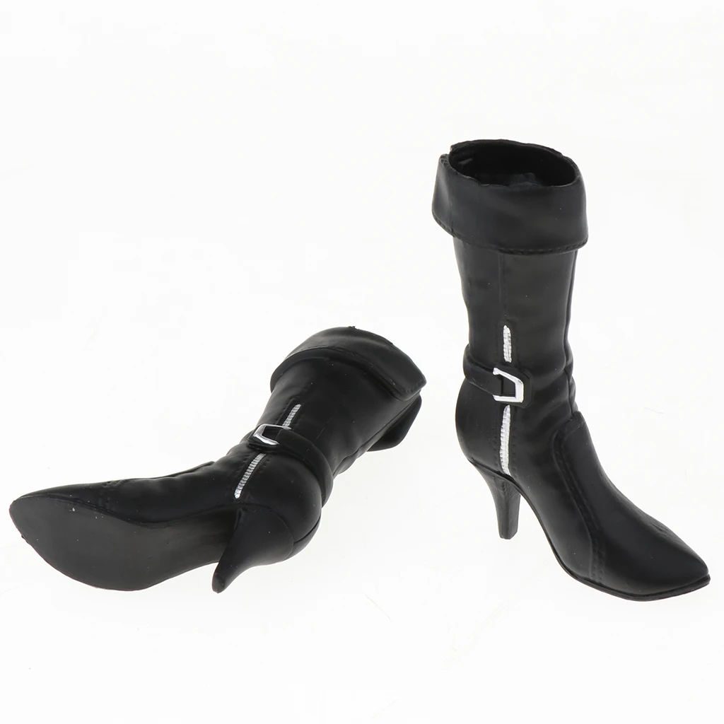 1:6 Scale Fashion High Heel Shoes Boots Model for    Kumik 12