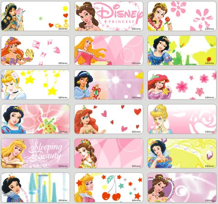 72pcs disneey princess daycare