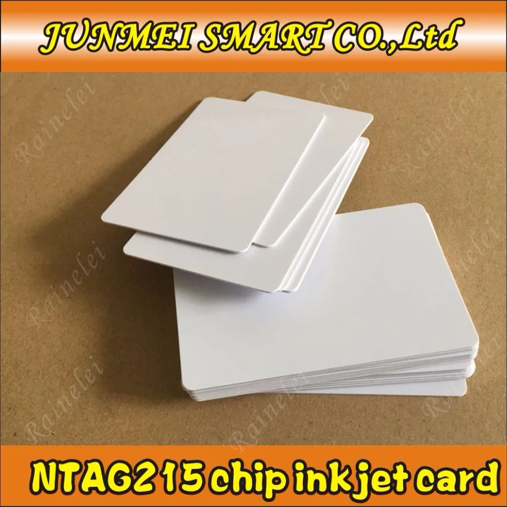 100 шт. nfc 215 чип карта для струйной печати NFC может быть написана Tagmo работает с