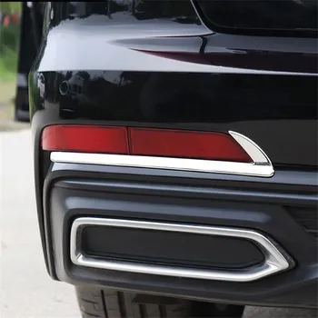 

WELKINRY car auto cover For Audi A6 C8 2019 ABS chrome rear tail fog lamp light eyelid eyebrow trim