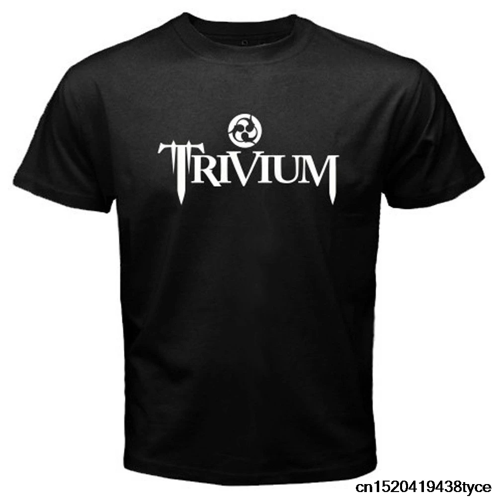 Возьмите печатных Для мужчин футболка одежда Trivium металл рок-группа простой