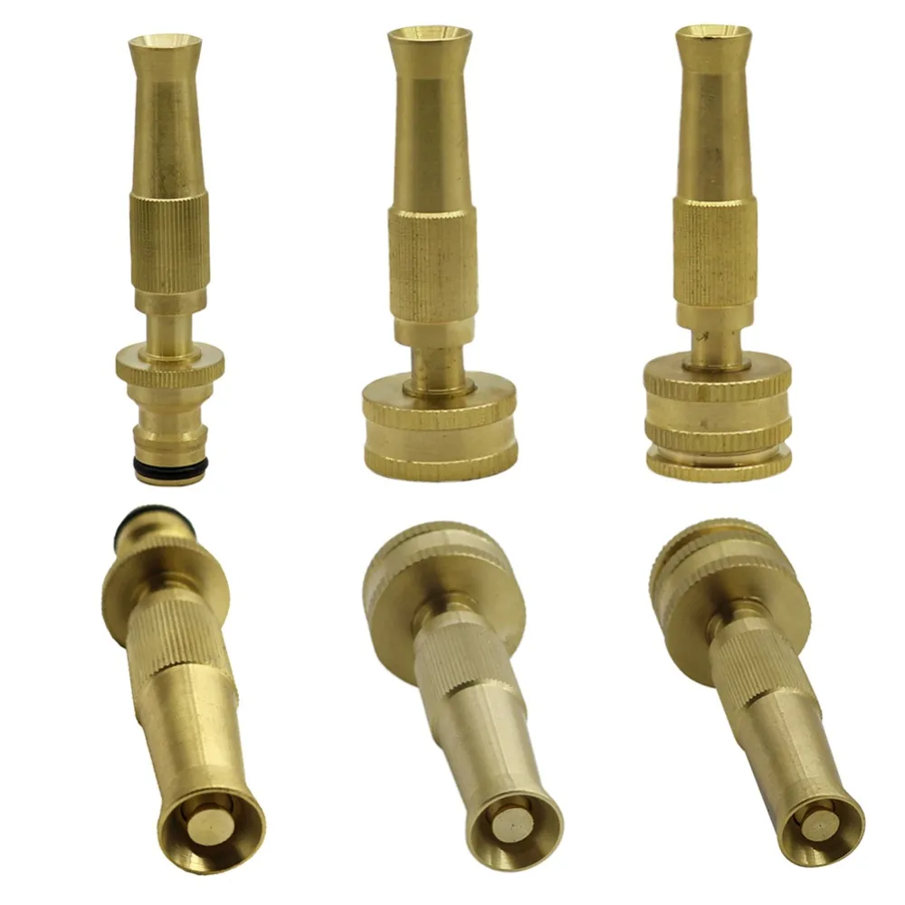 

High Pressure Variable Flow Direct Injection Type Water Gun 16mm Nipple Joint 1/2" to 3/4" Thread Irrigation Car Washing Nozzle