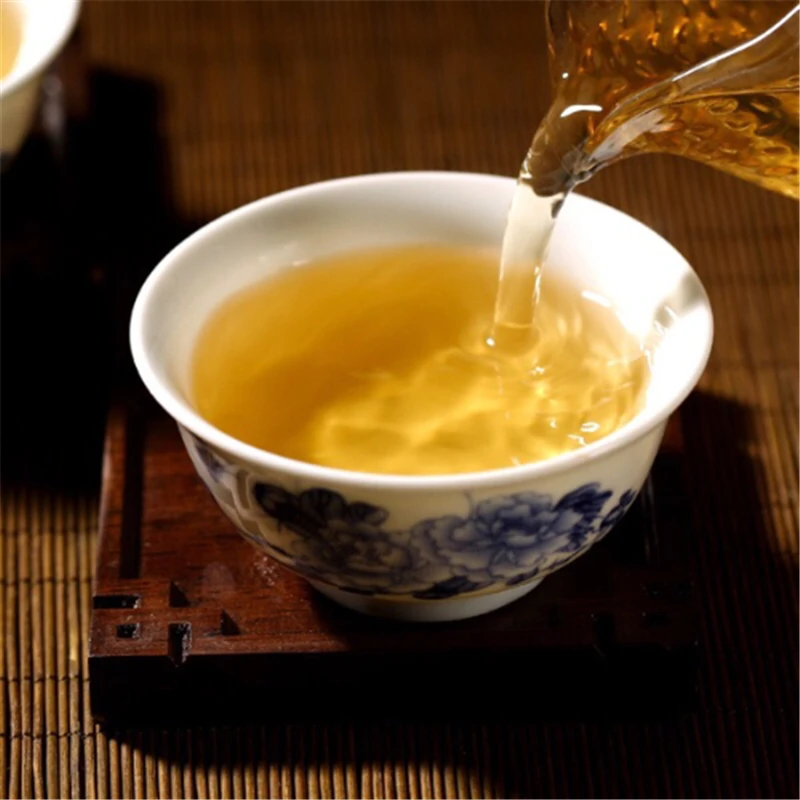 2014 китайский чай Юньнань Пуэр LaoShu ChunXiang необработанный пуэр Sheng Puerh 357 г прозрачный