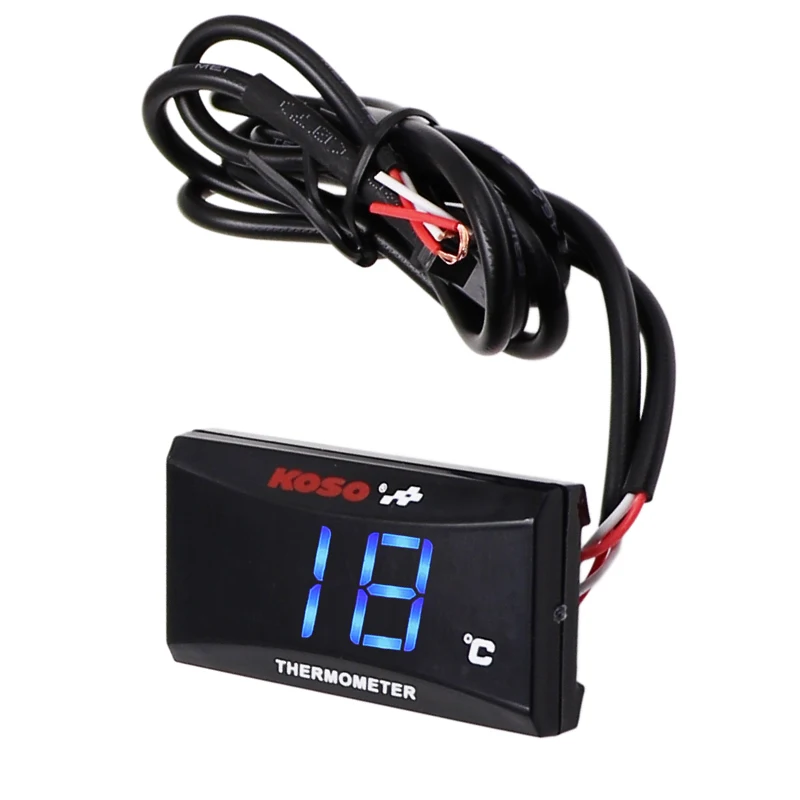 Wasser Temperatur Digital Meter Gauge Sensor Mit Adapter Universal Motorrad  Thermometer Instrumente Für Auto KOSO Schneemobil - AliExpress