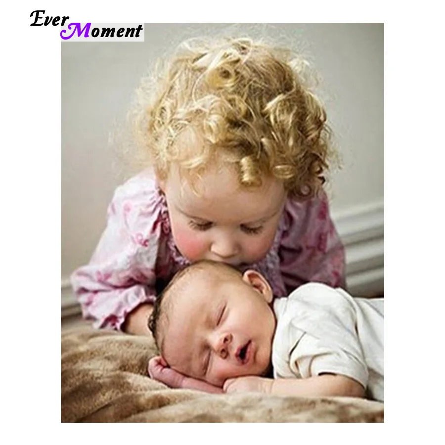 NEW DIY Diamond Painting Child Sewing Rhinestones Hand Embroidery Cross Stitch Creative Gift diamond mosaic baby crafts ASF430 | Дом и сад