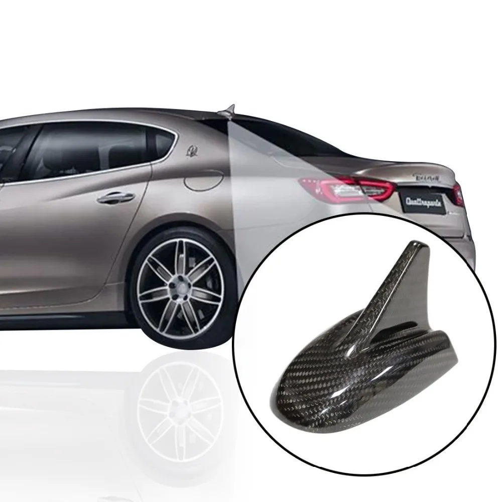 

Carbon Fiber Antenna Decorative 3D Shark Fin for Maserati Quattroporte Ghibli 2014 2015